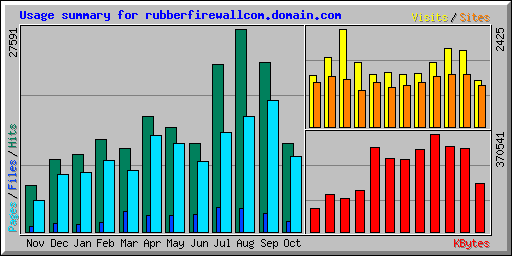 www.rubberfirewall.com Monthly Usage